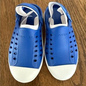 Hunter toddler Jaime Slip on Shoes Size 9 Royal Blue NEW